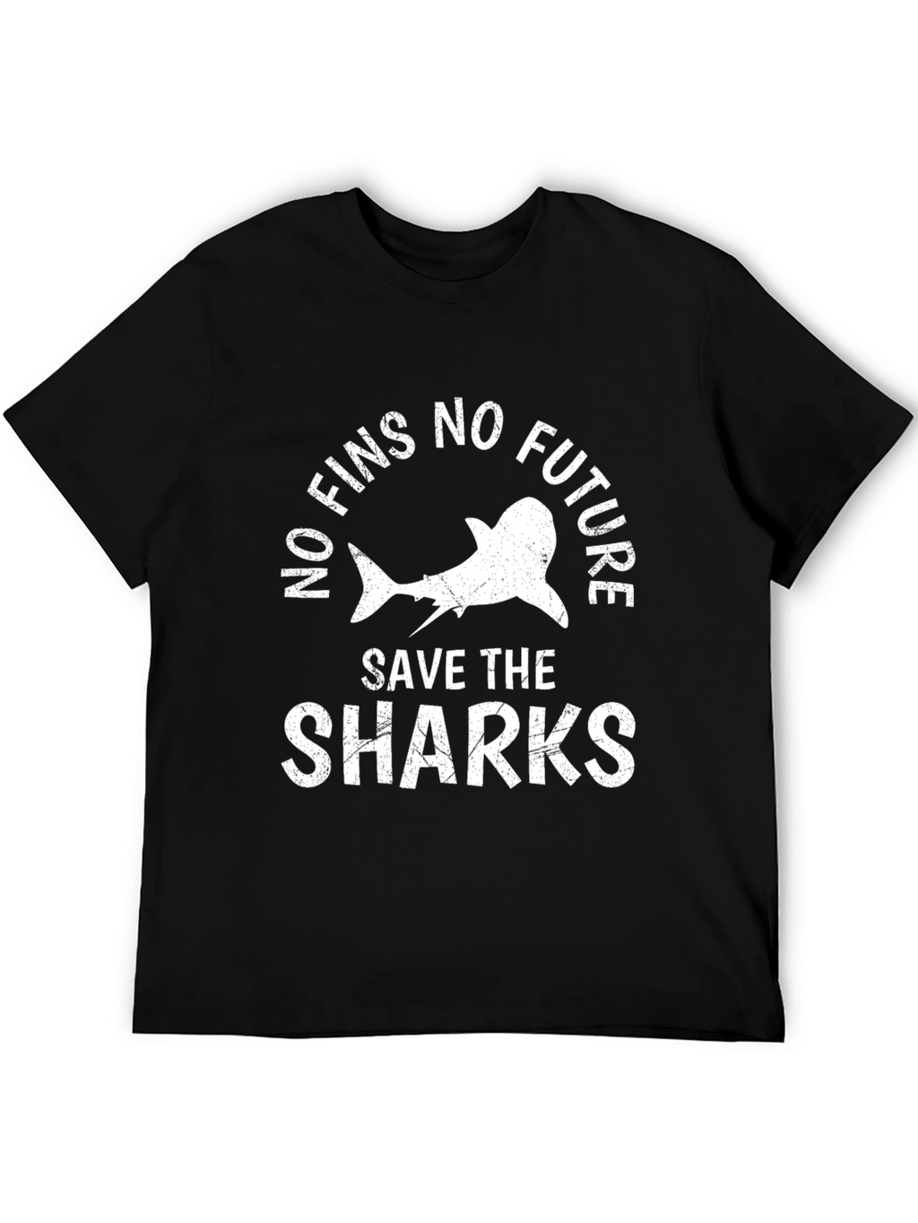 Save the Sharks T-Shirt: No Fins No Future