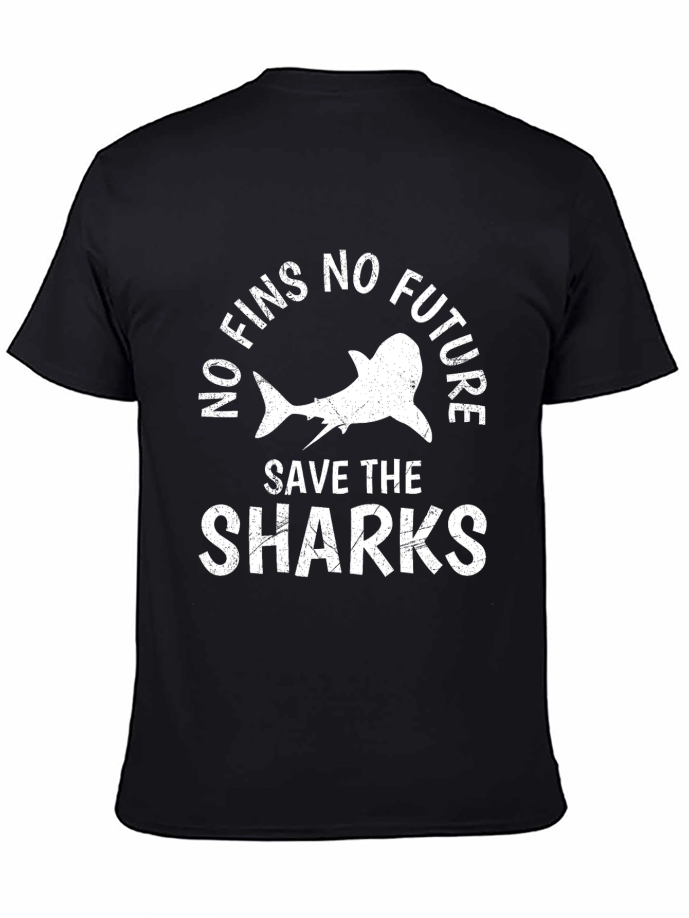 Save the Sharks T-Shirt: No Fins No Future