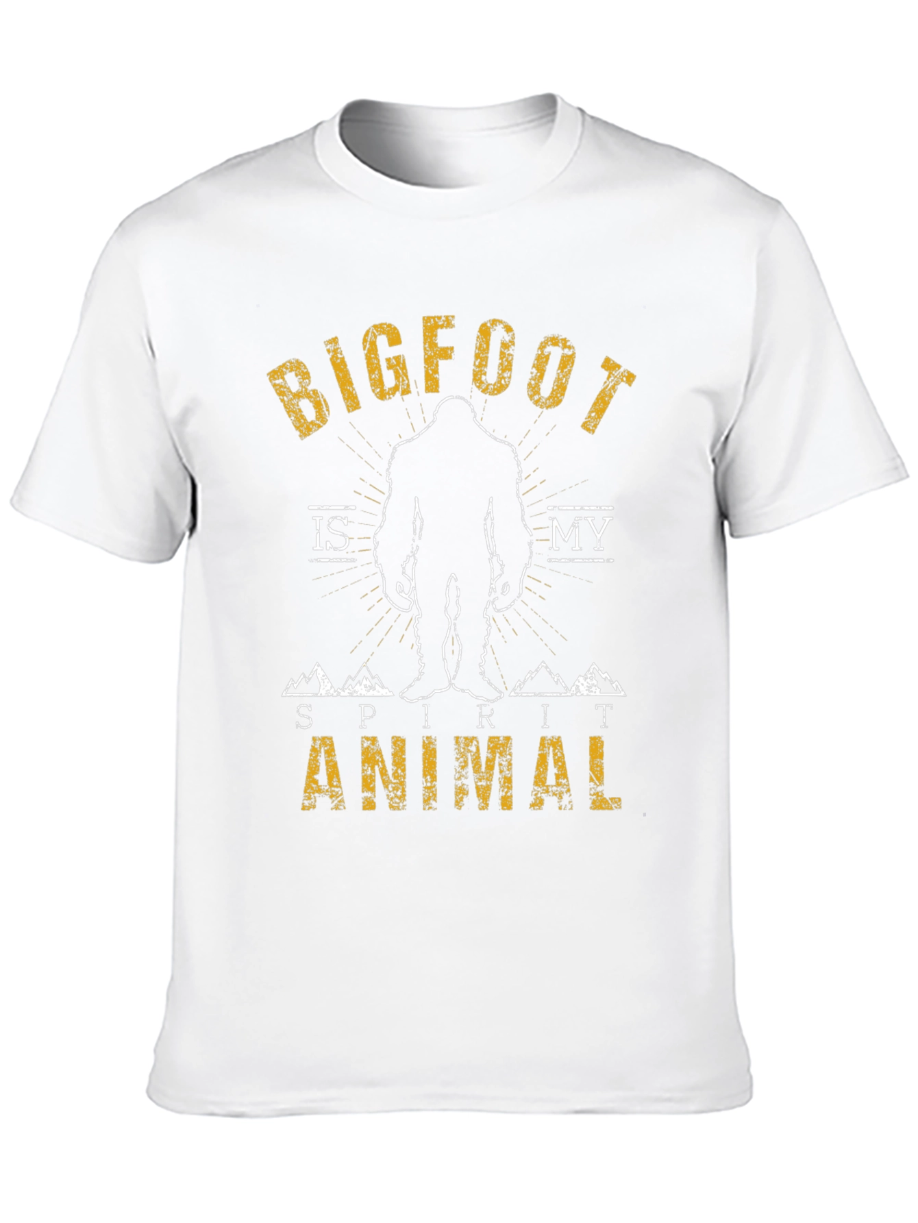 Bigfoot is My Spirit Animal T-Shirt - Black