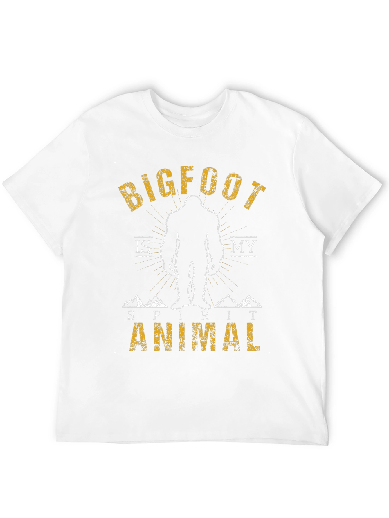 Bigfoot is My Spirit Animal T-Shirt - Black