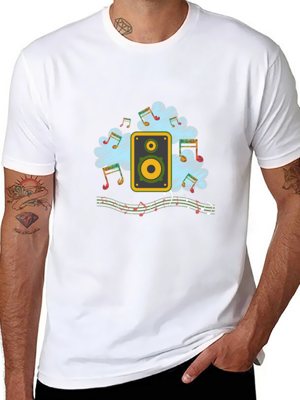 Music Lovers Graphic T-Shirt