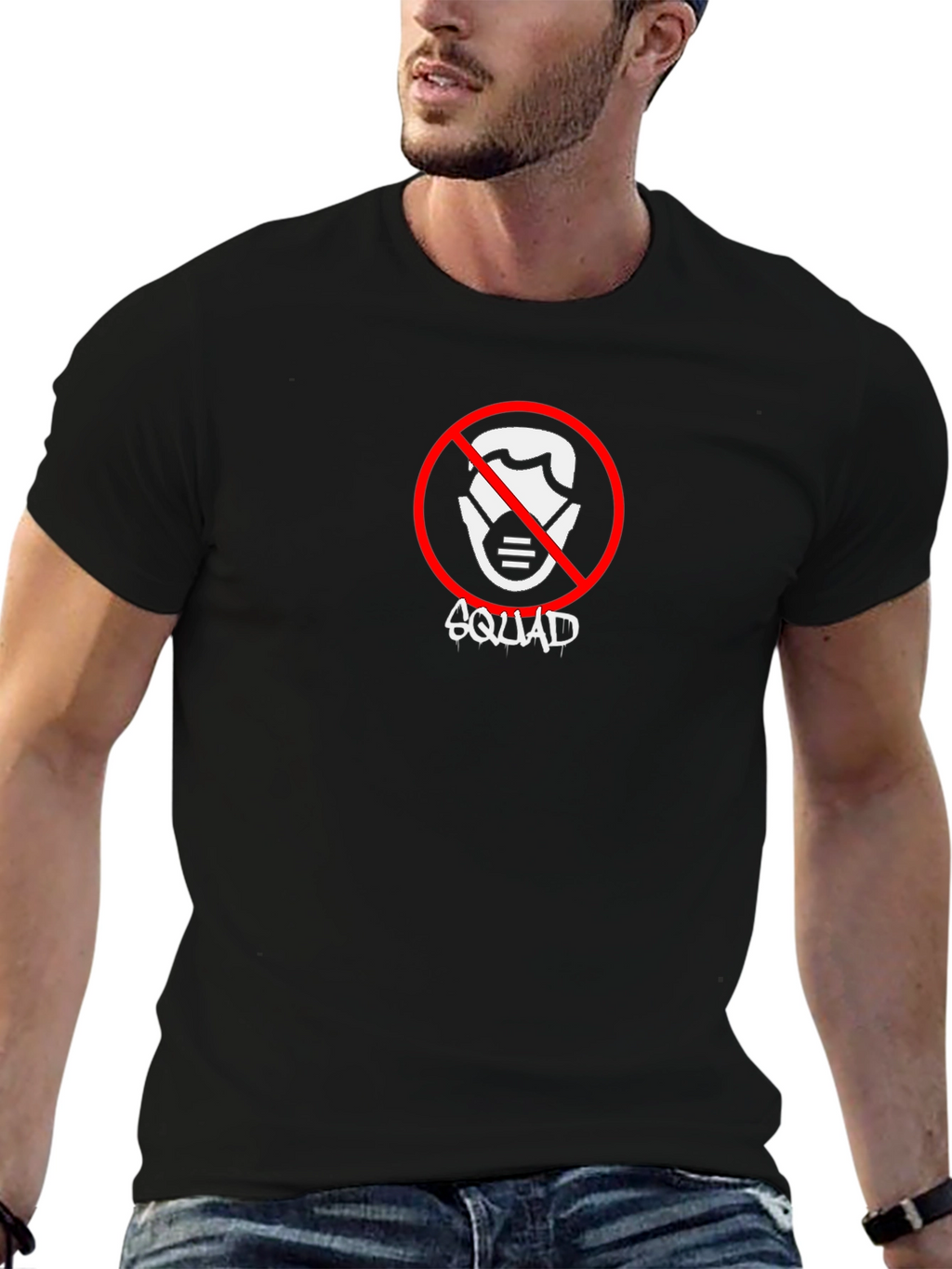 Squad Anti-Mask T-Shirt - Stand Out