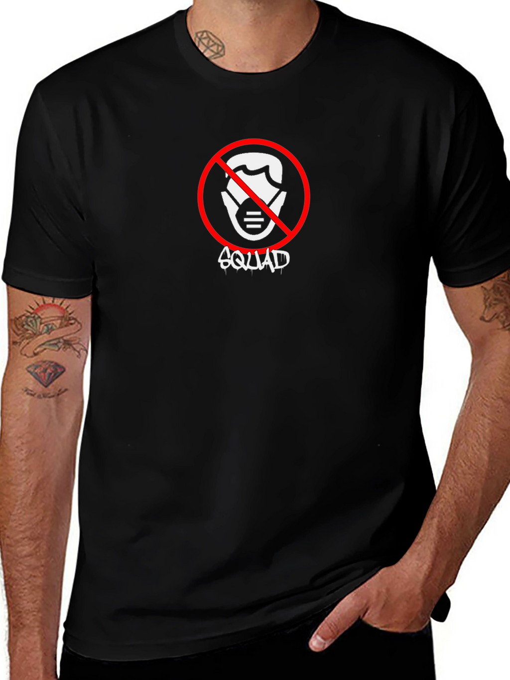 Squad Anti-Mask T-Shirt - Stand Out