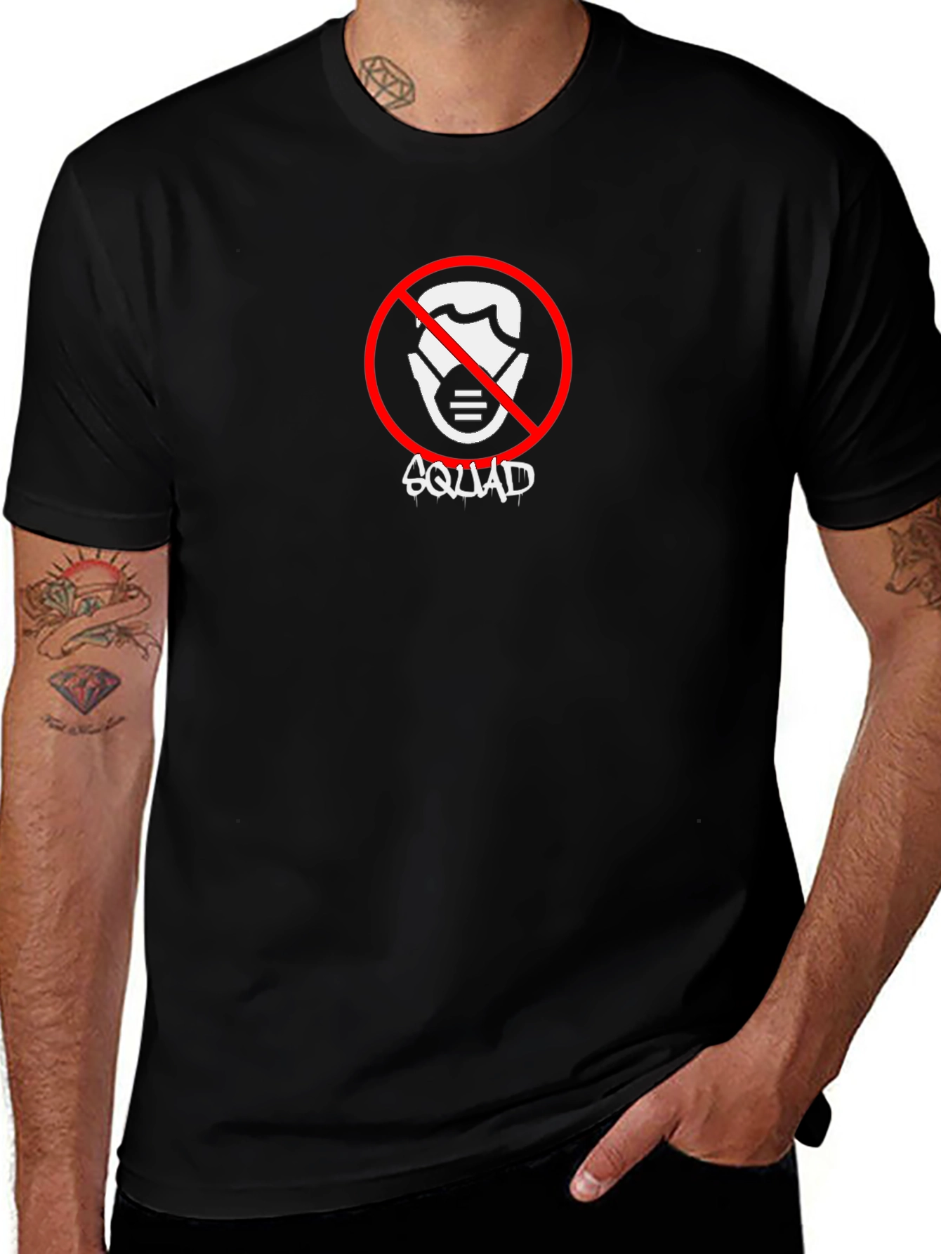 Squad Anti-Mask T-Shirt - Stand Out