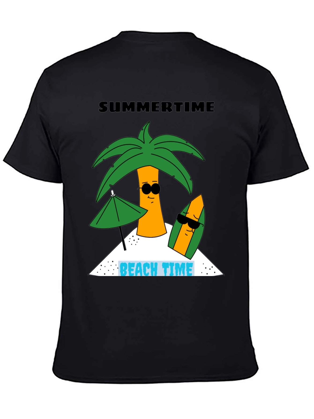 Summertime Beach Time Graphic Tee