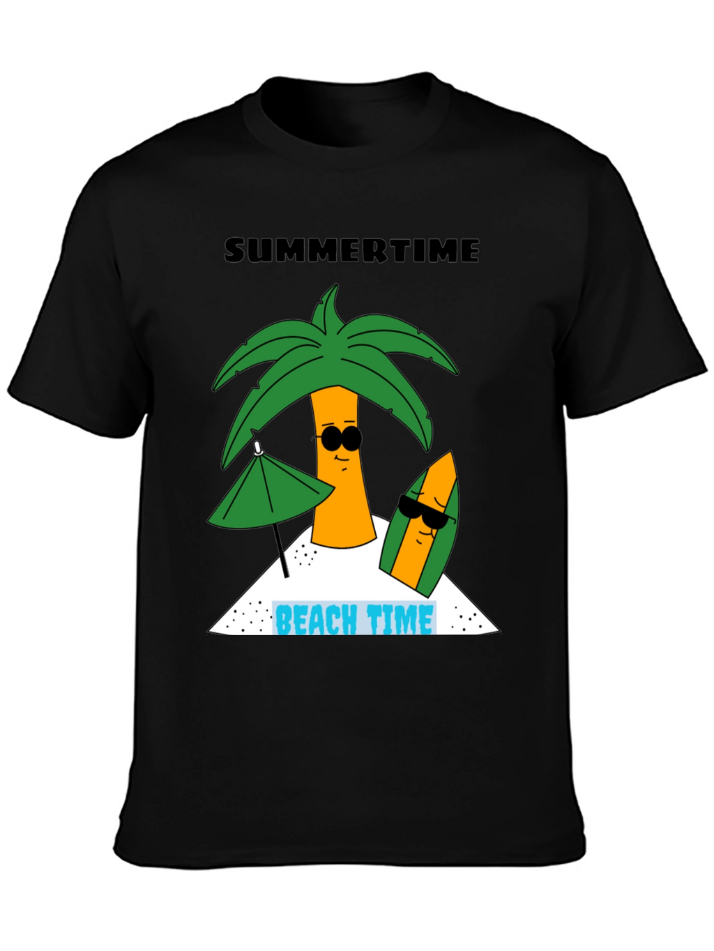 Summertime Beach Time Graphic Tee