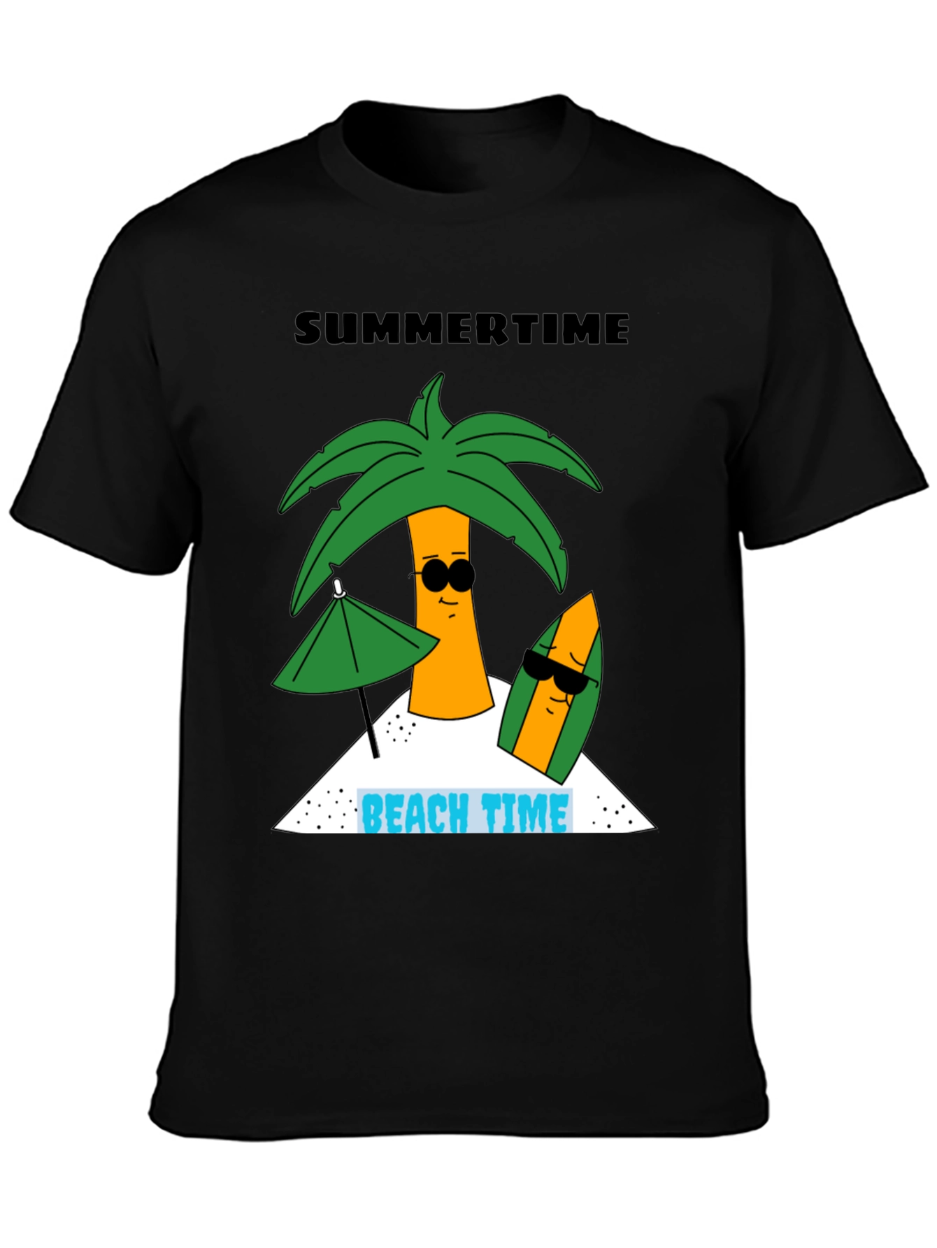 Summertime Beach Time Graphic Tee