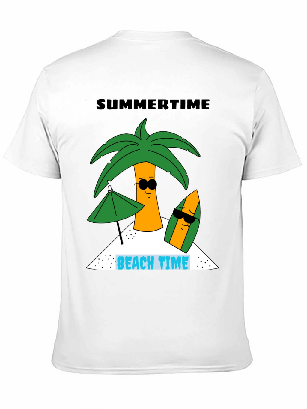 Summertime Beach Time Graphic Tee