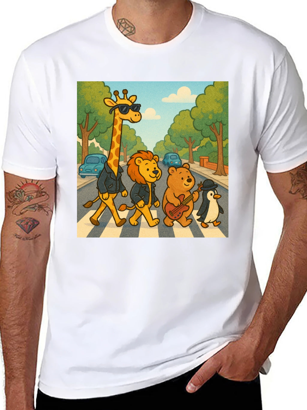 Abbey Road Animal Band T-Shirt