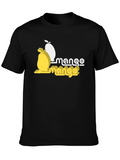 Mango Graphic Tee - Casual Black T-Shirt