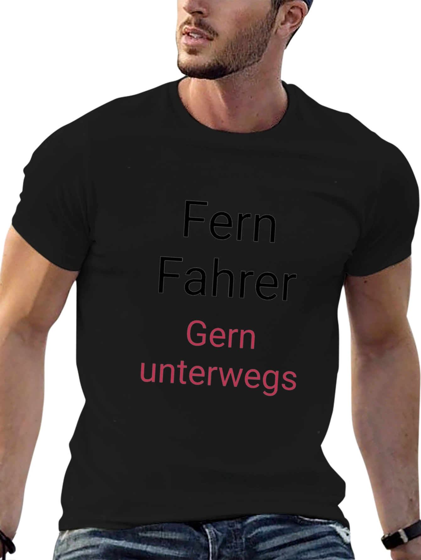 Fernfahrer Gern Unterwegs T-Shirt