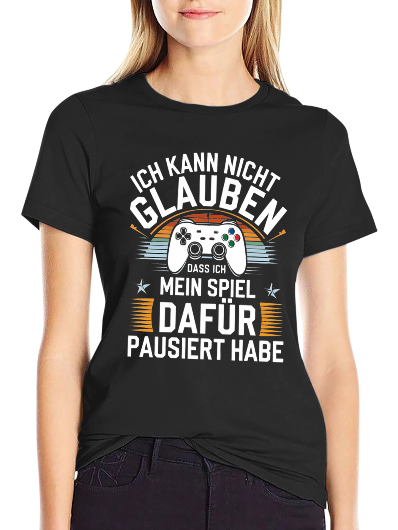 Ich Kann Nicht Glauben T-Shirt Funny Gaming Shirt