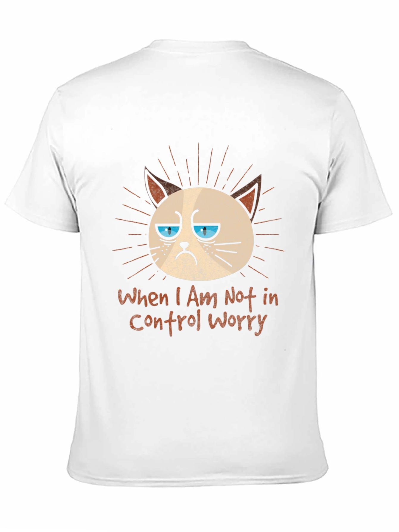 Grumpy Cat Control Graphic T-Shirt
