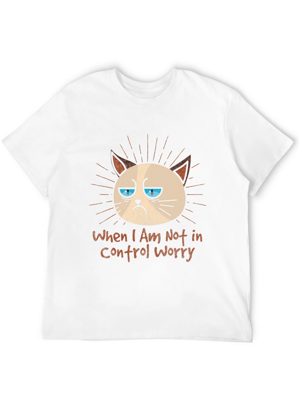 Grumpy Cat Control Graphic T-Shirt