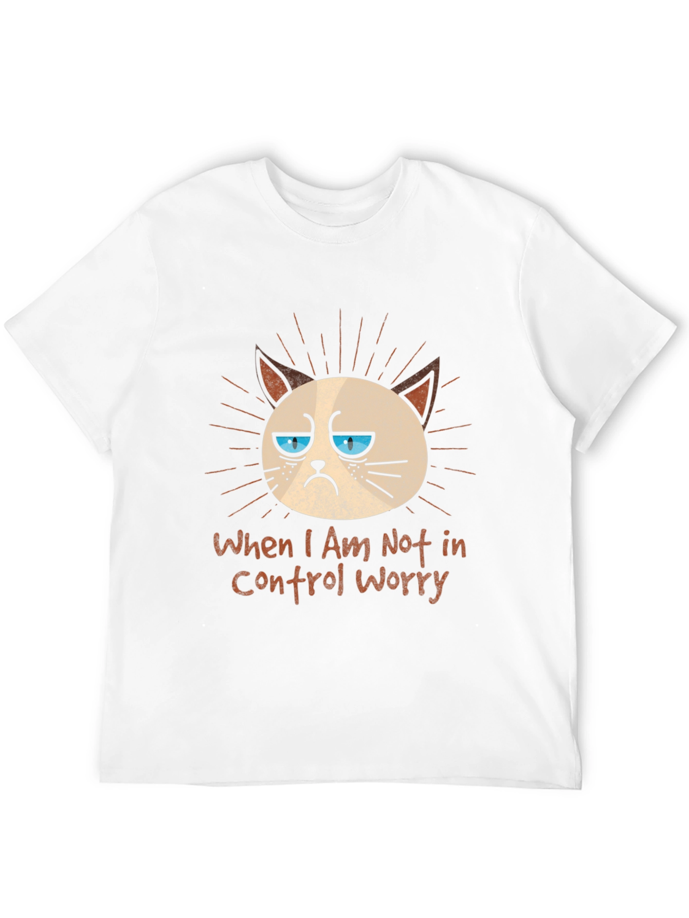 Grumpy Cat Control Graphic T-Shirt