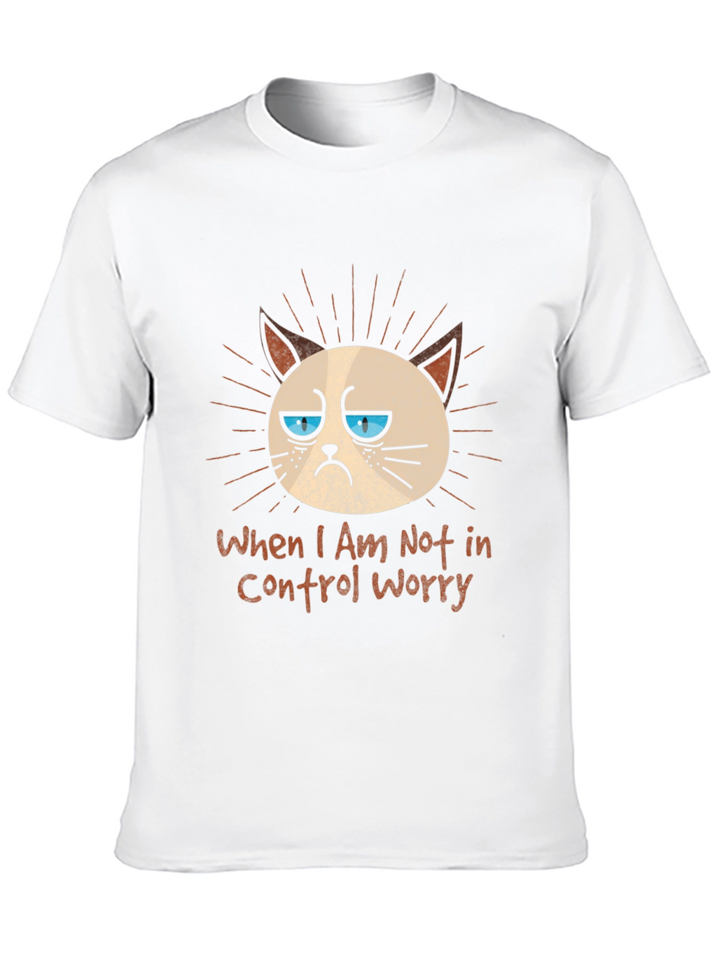 Grumpy Cat Control Graphic T-Shirt