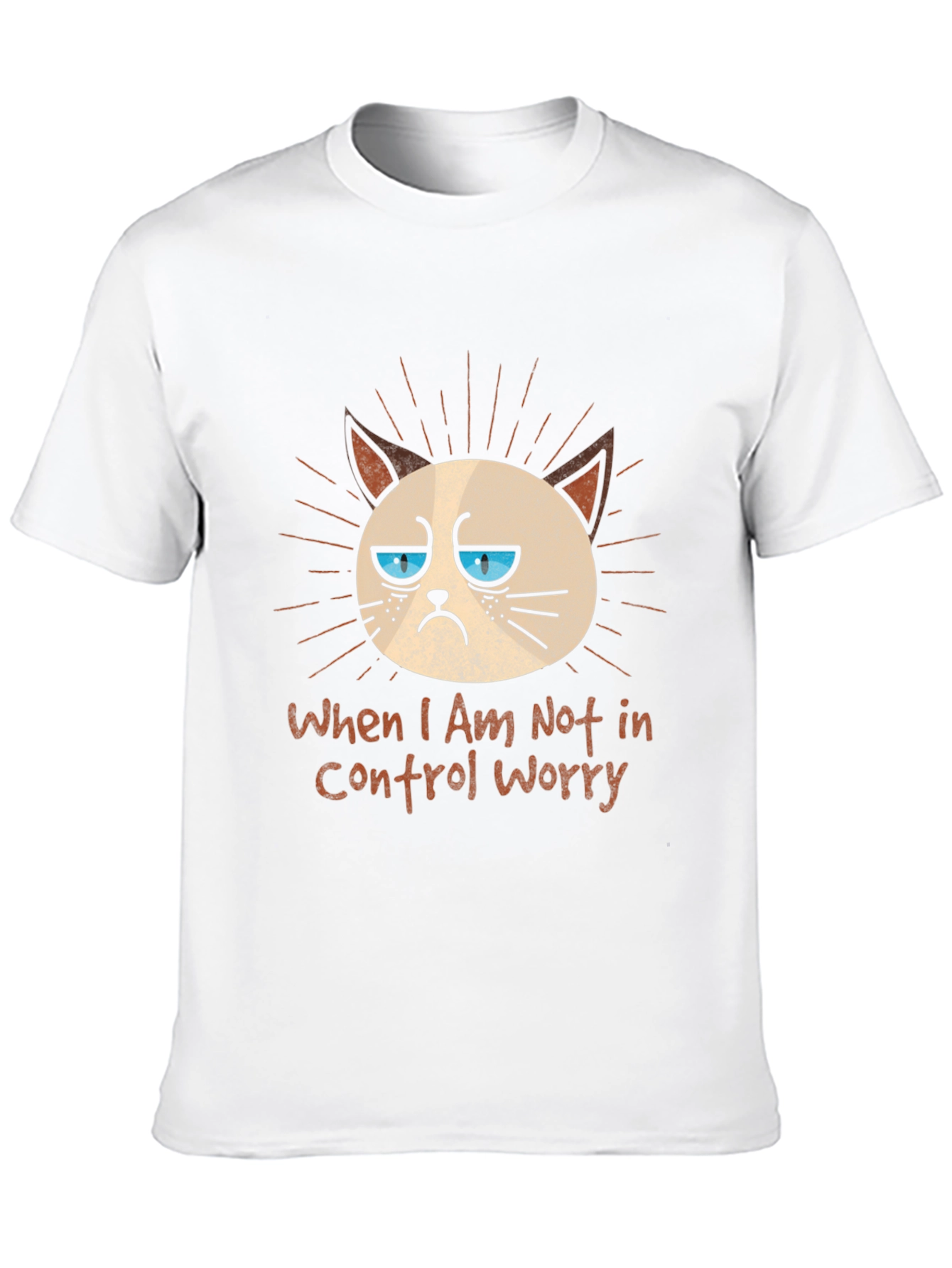 Grumpy Cat Control Graphic T-Shirt