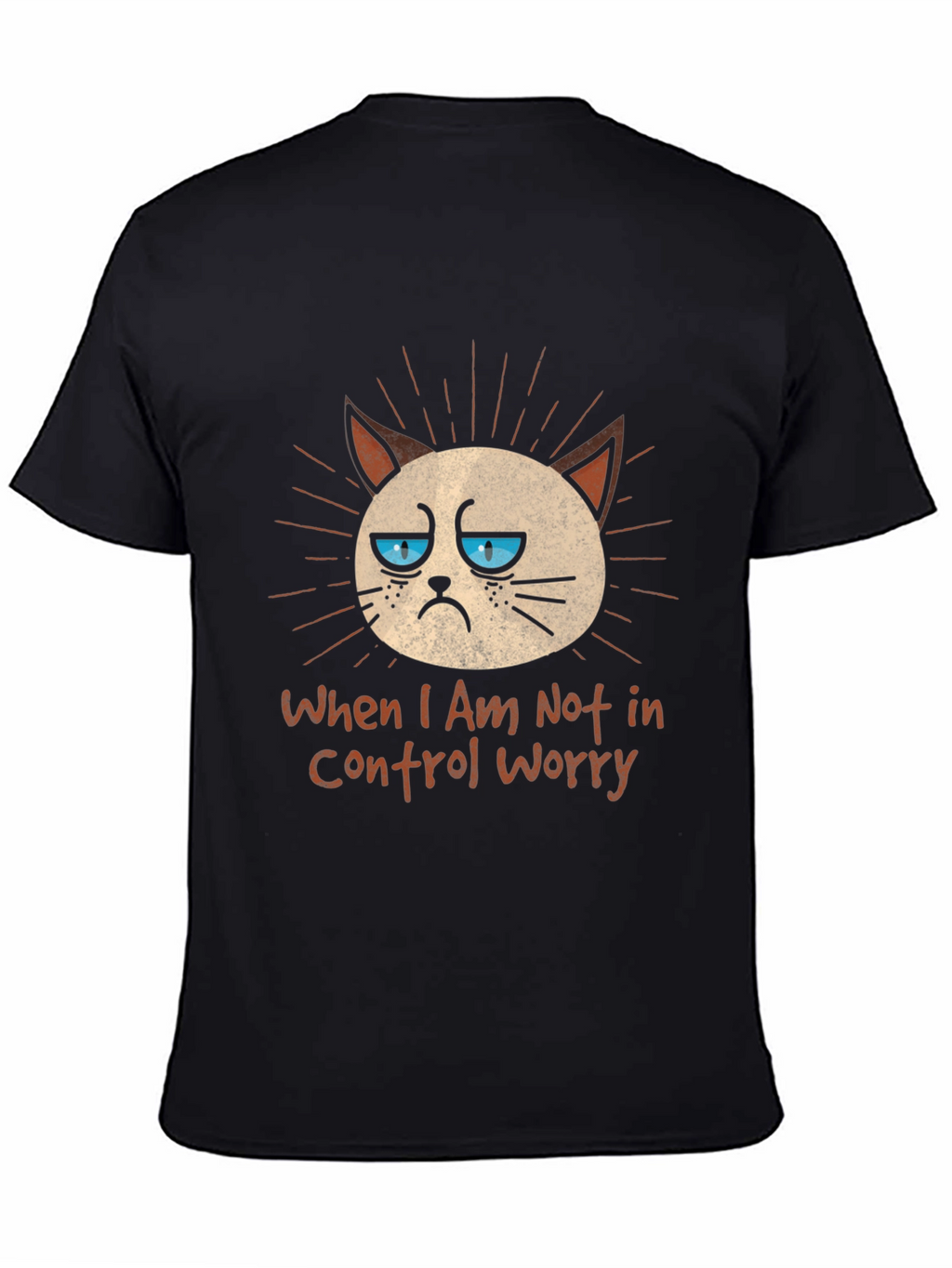 Grumpy Cat Control Graphic T-Shirt