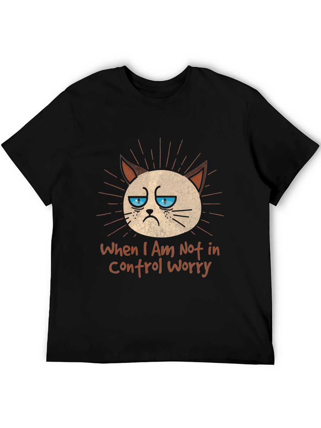 Grumpy Cat Control Graphic T-Shirt