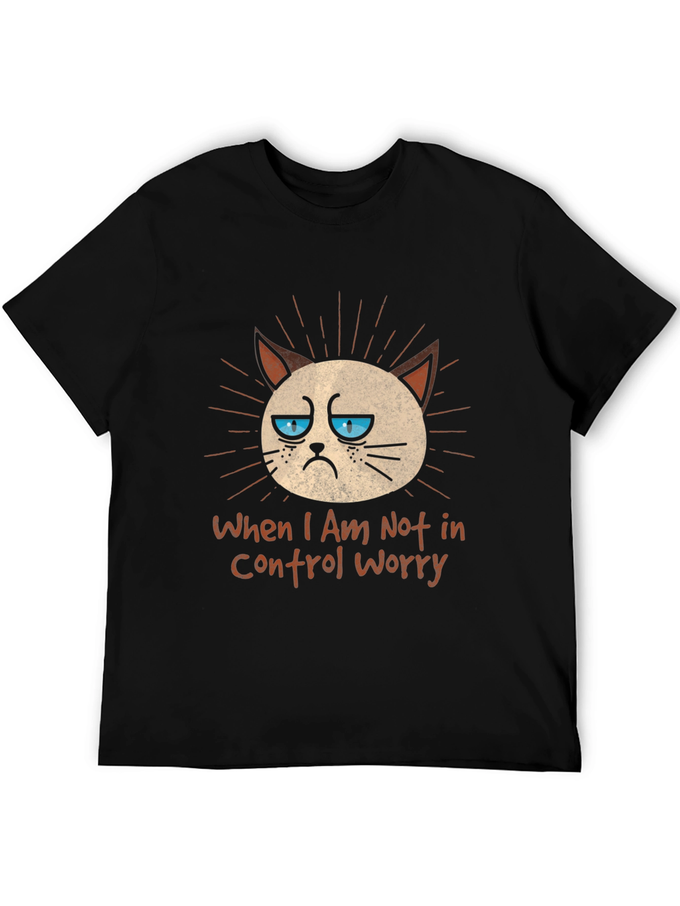 Grumpy Cat Control Graphic T-Shirt