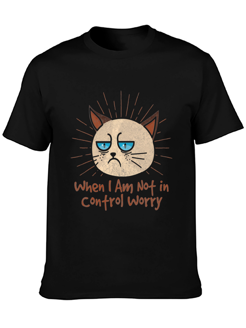 Grumpy Cat Control Graphic T-Shirt