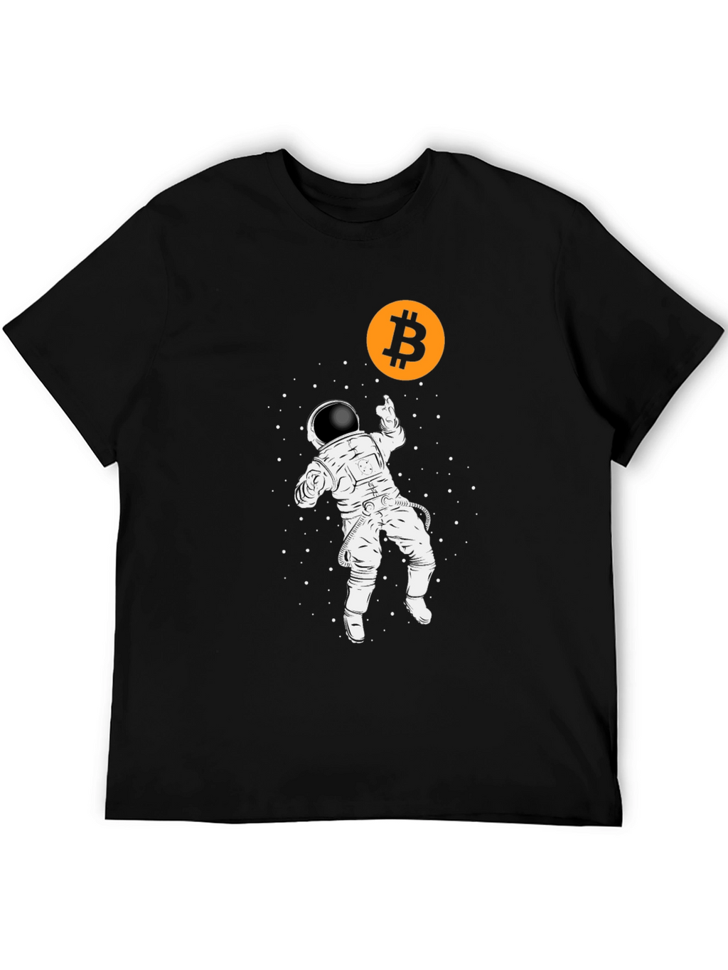 Bitcoin Astronaut Black T-Shirt