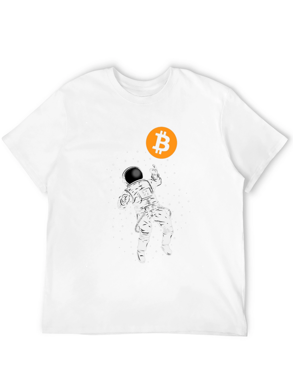 Bitcoin Astronaut Black T-Shirt