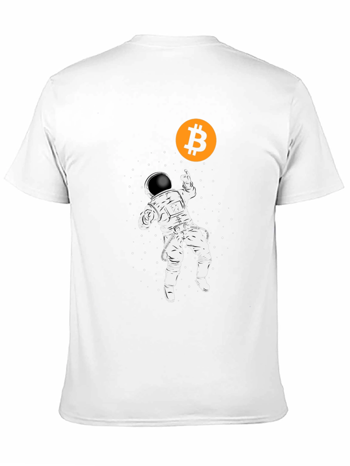 Bitcoin Astronaut Black T-Shirt