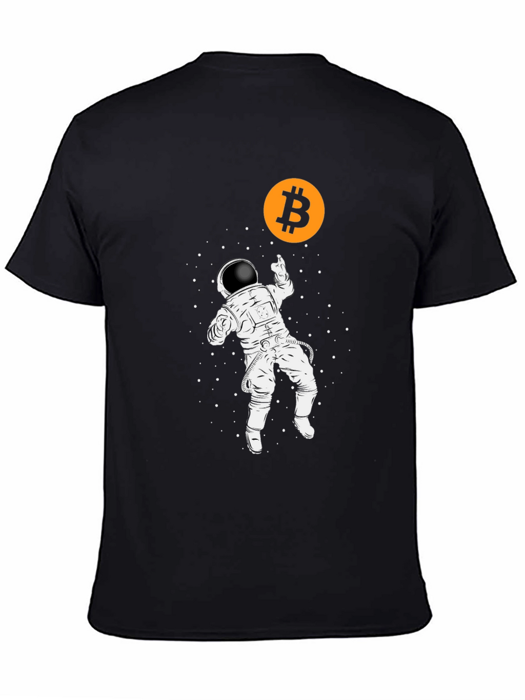 Bitcoin Astronaut Black T-Shirt