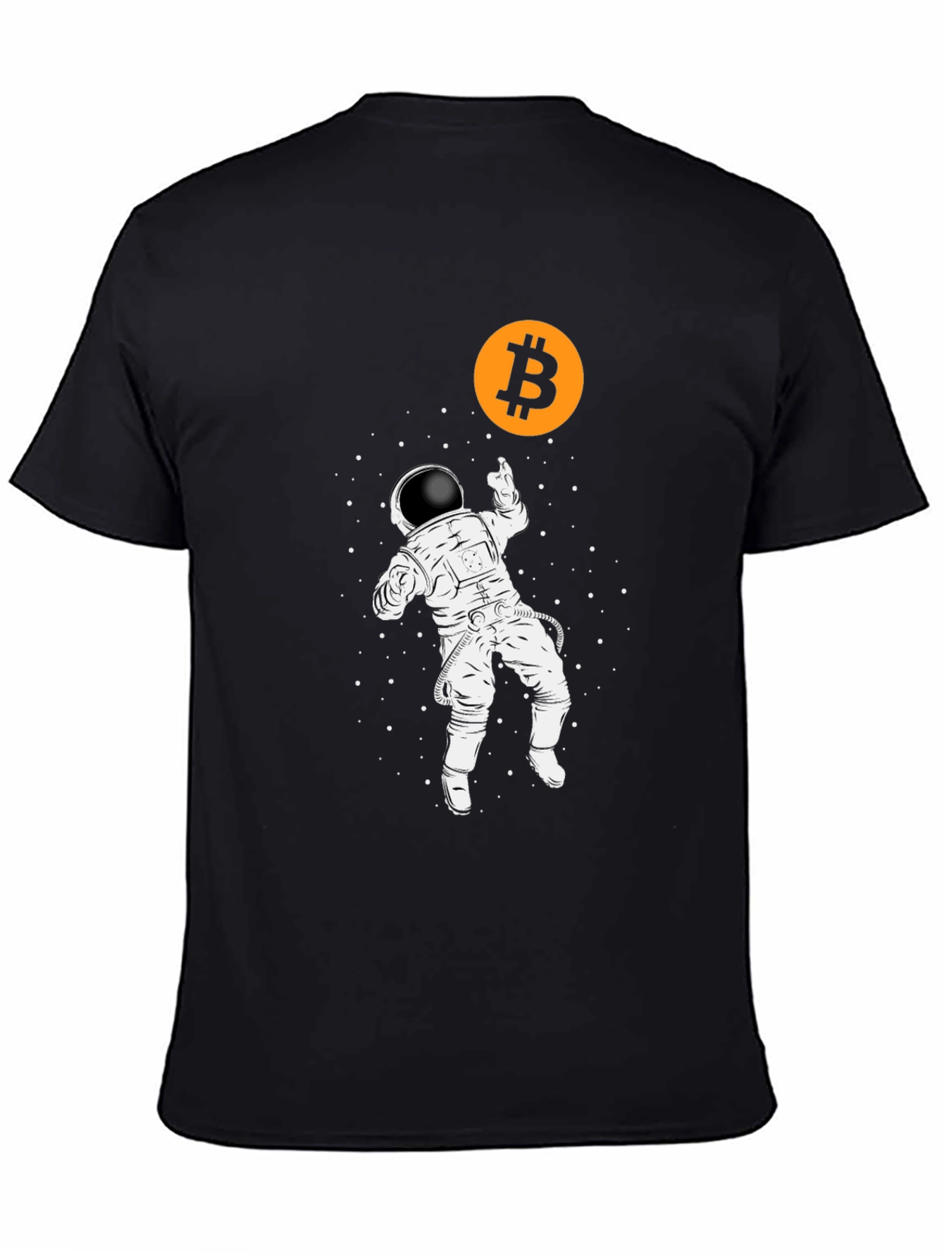 Bitcoin Astronaut Black T-Shirt