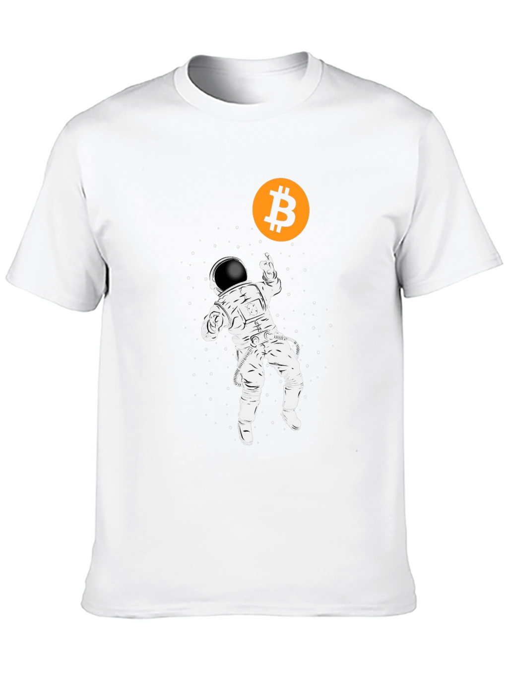 Bitcoin Astronaut Black T-Shirt