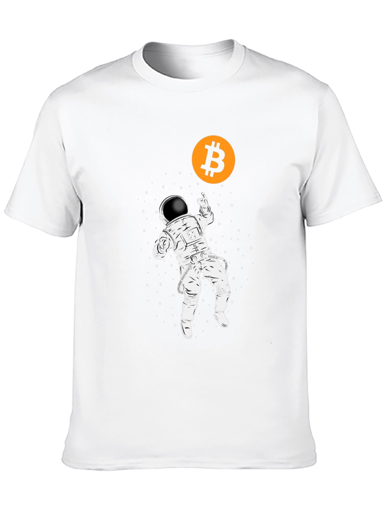 Bitcoin Astronaut Black T-Shirt