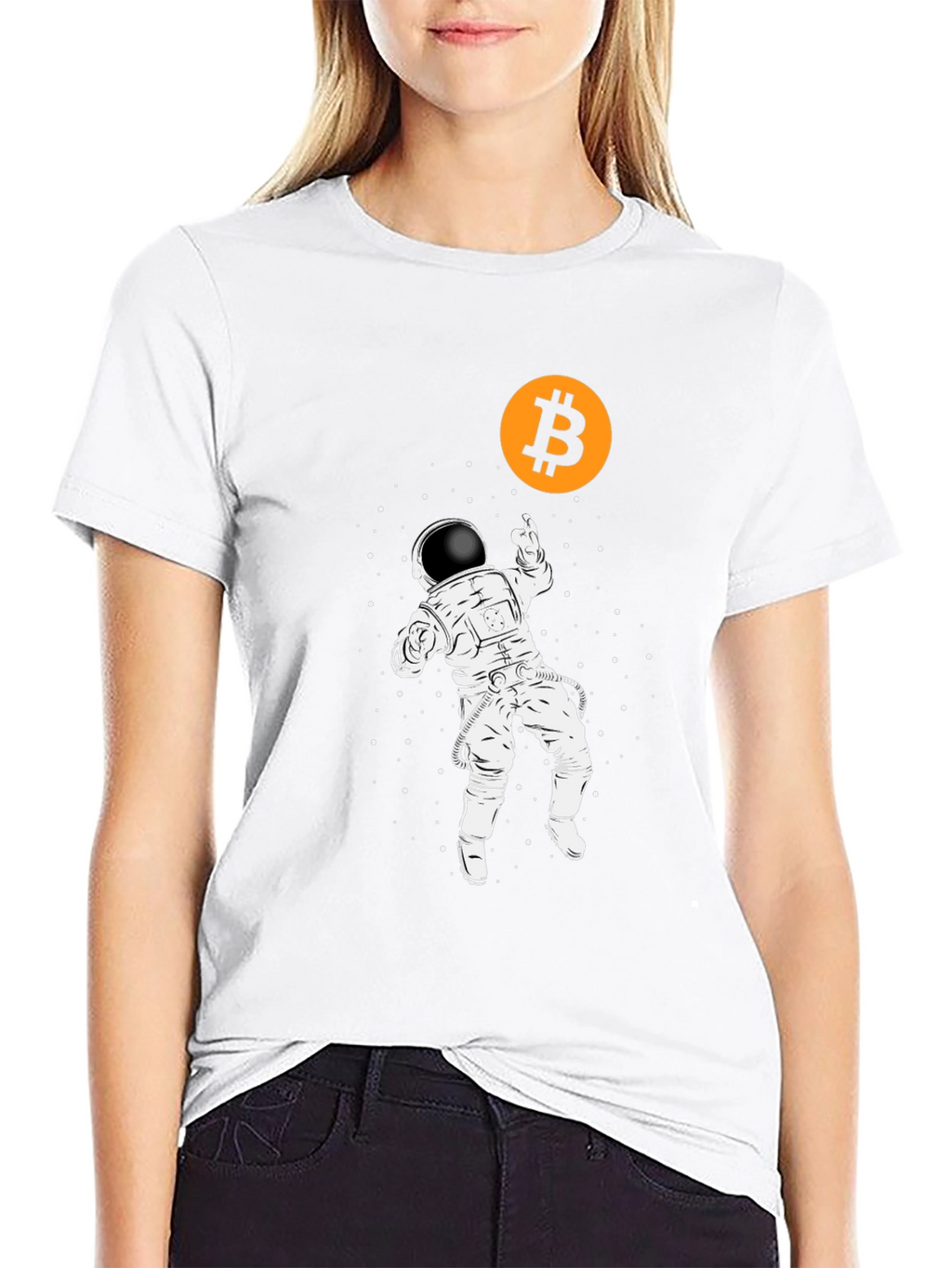 Bitcoin Astronaut Black T-Shirt