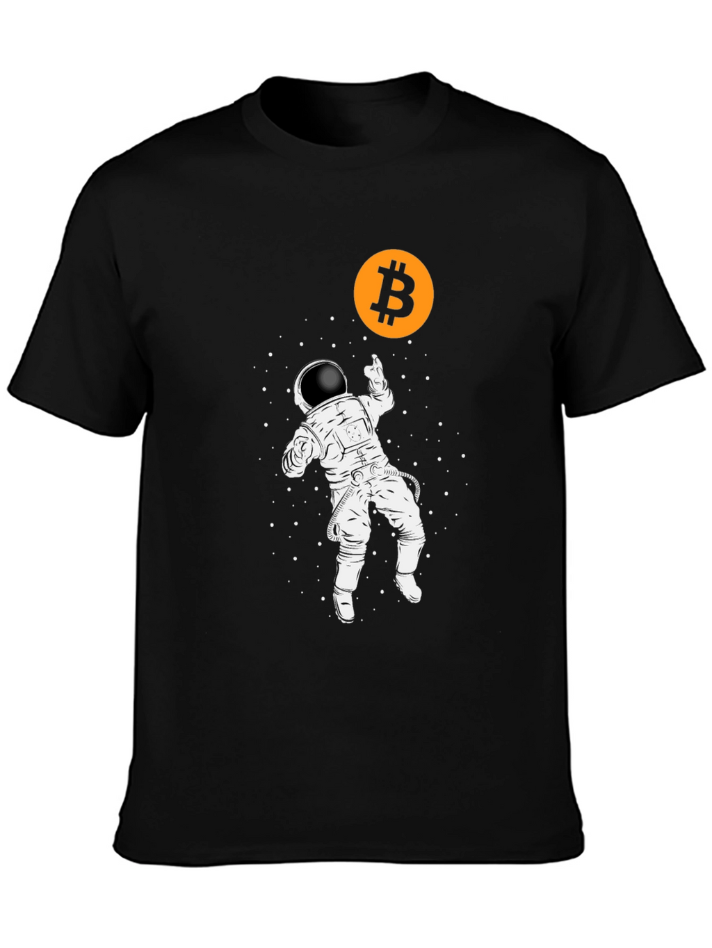 Bitcoin Astronaut Black T-Shirt