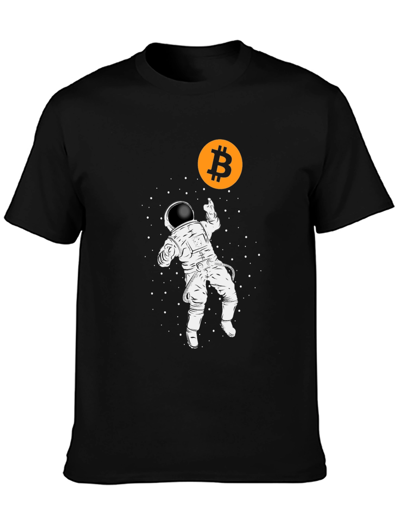 Bitcoin Astronaut Black T-Shirt