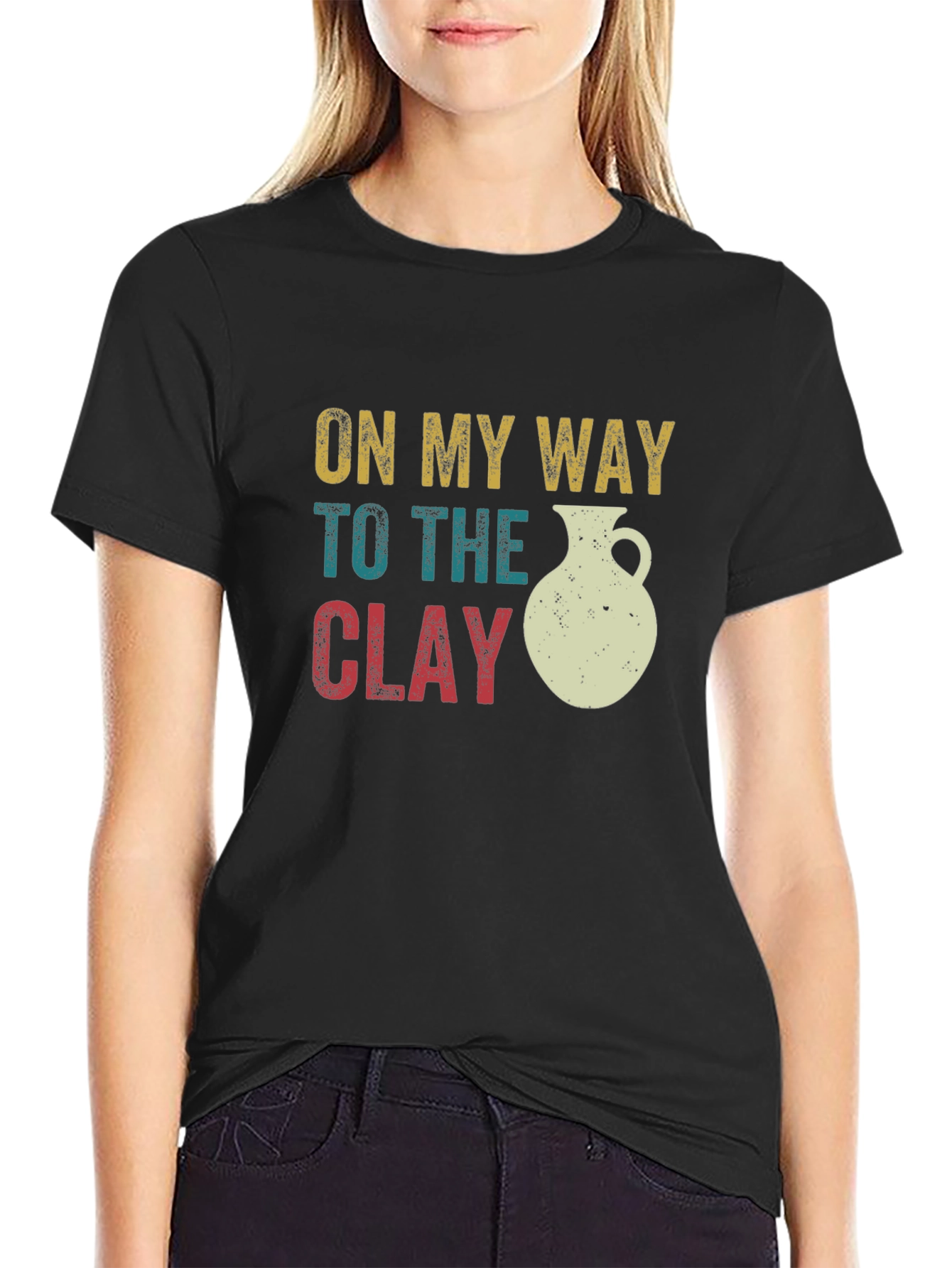 On My Way to the Clay T-Shirt - Pottery Design