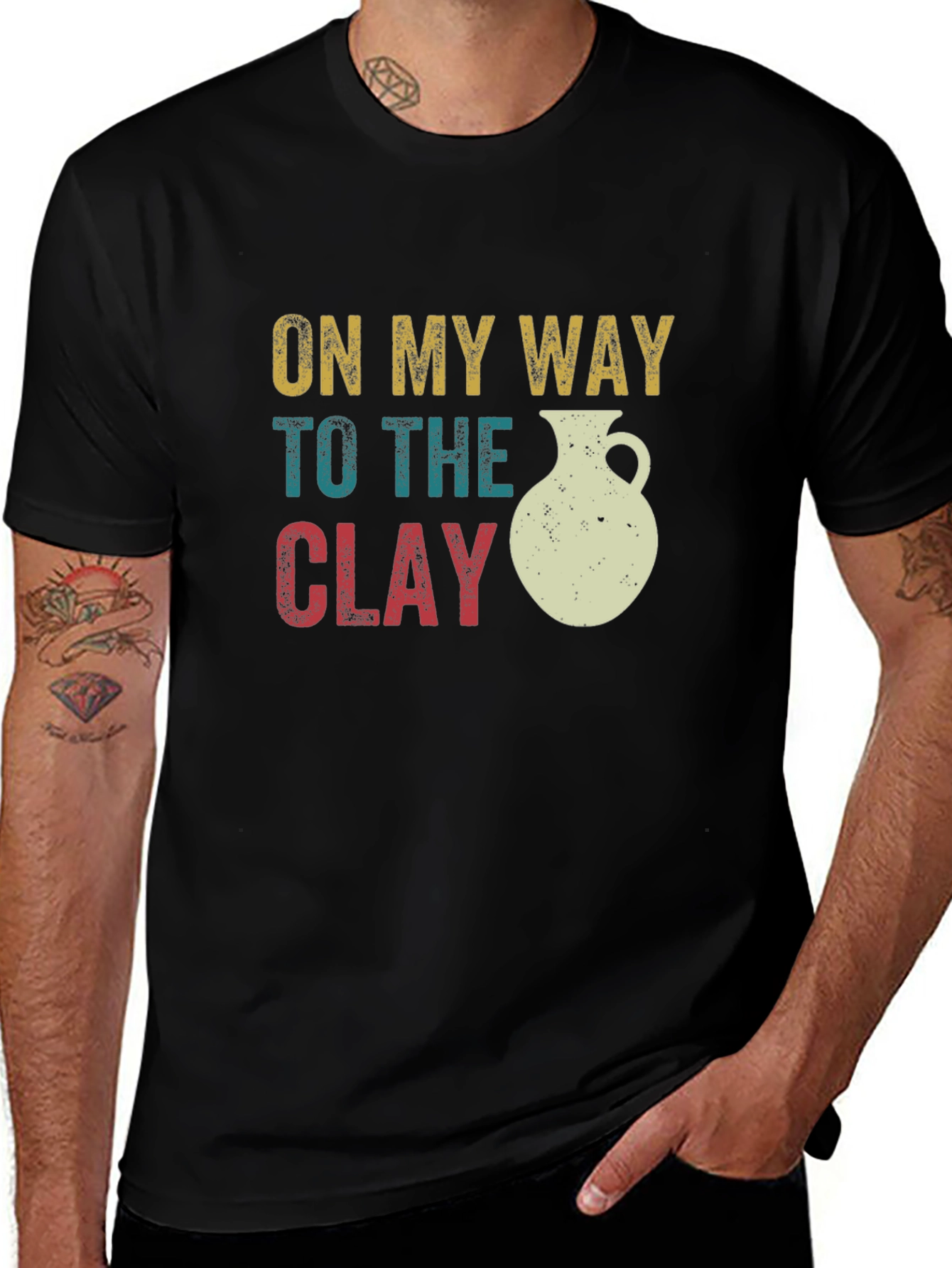 On My Way to the Clay T-Shirt - Pottery Design