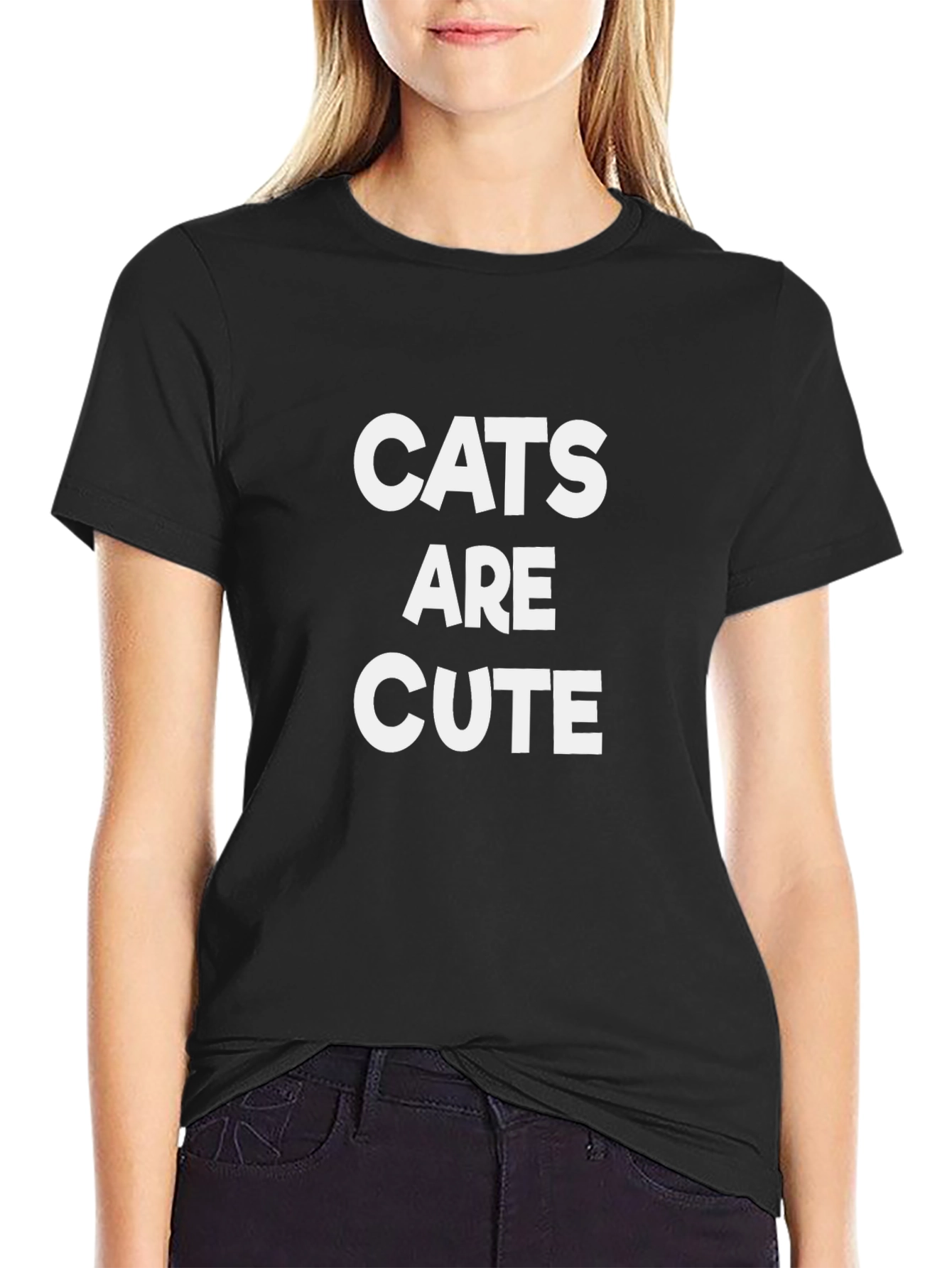 Cats Are Cute Graphic T-Shirt