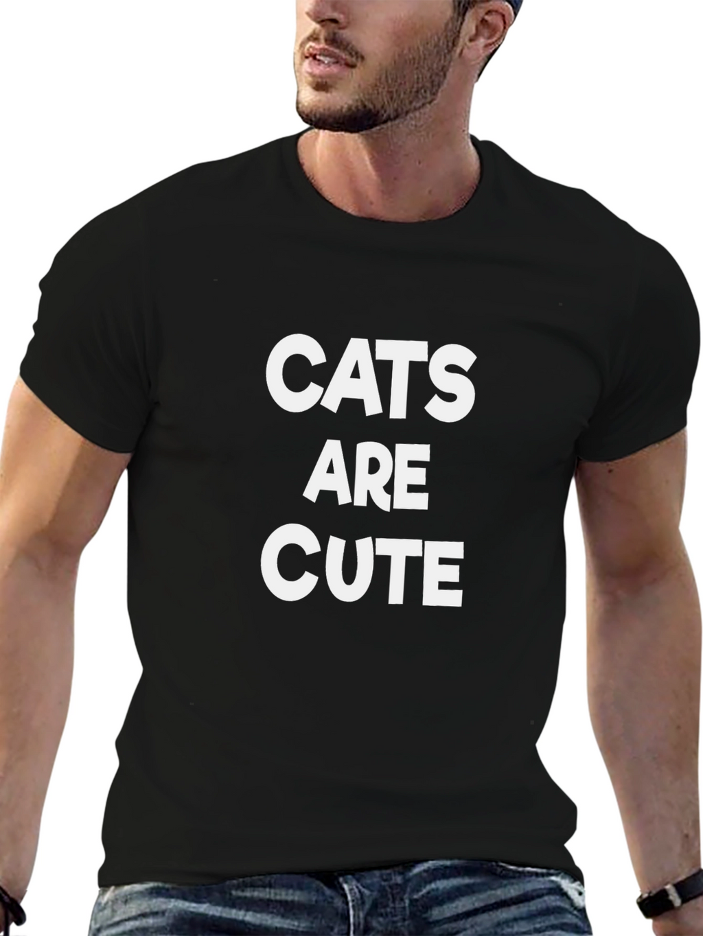 Cats Are Cute Graphic T-Shirt
