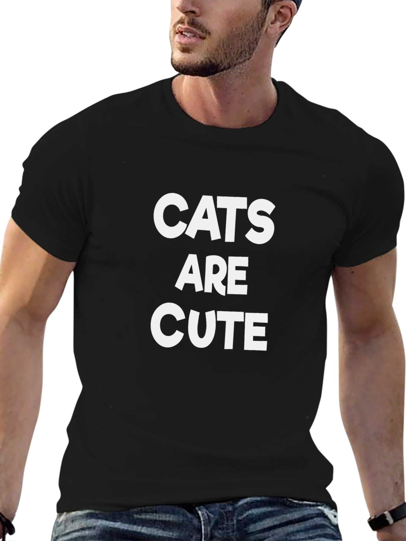 Cats Are Cute Graphic T-Shirt
