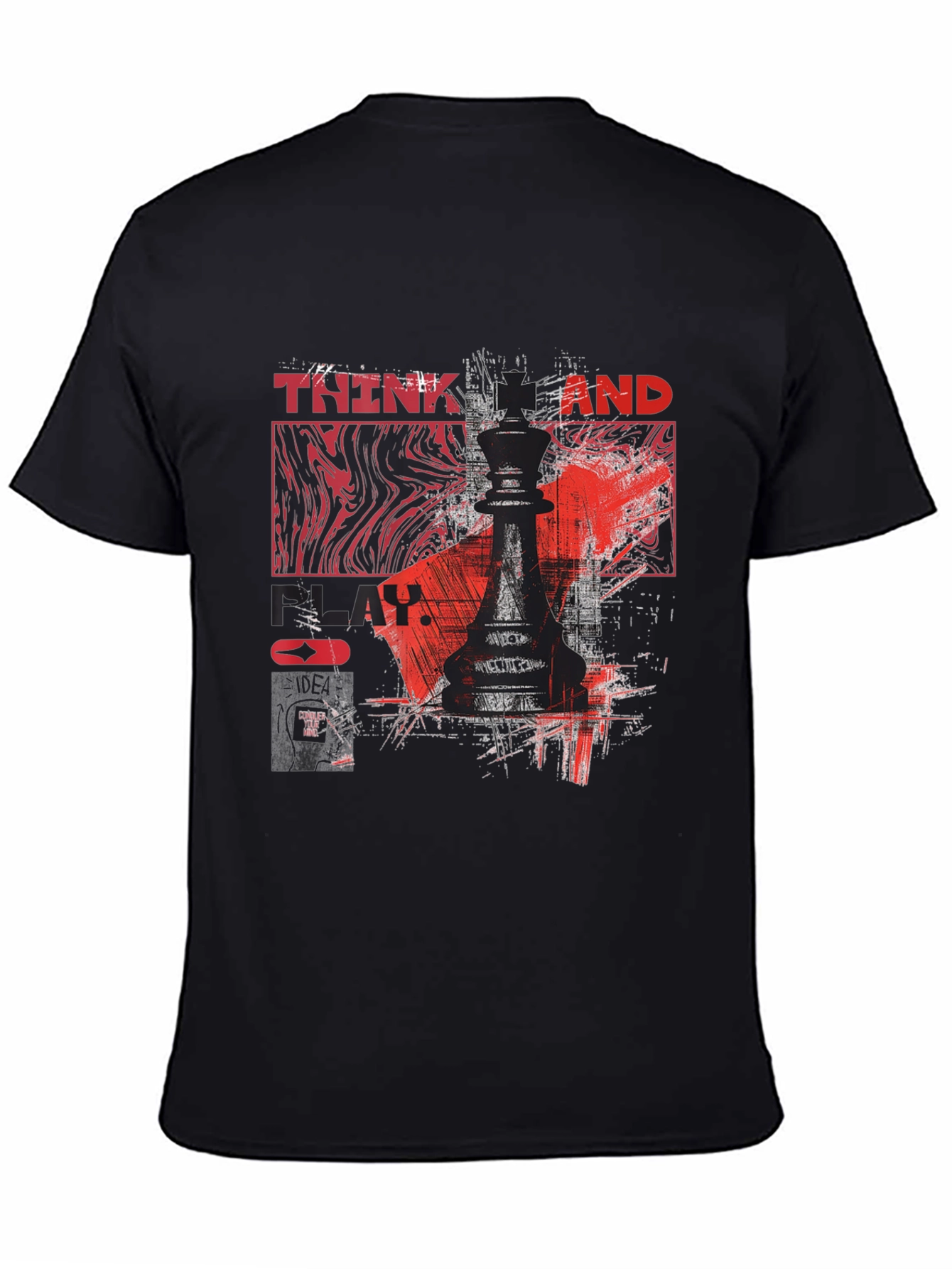 Think and Play Chess King T-Shirt