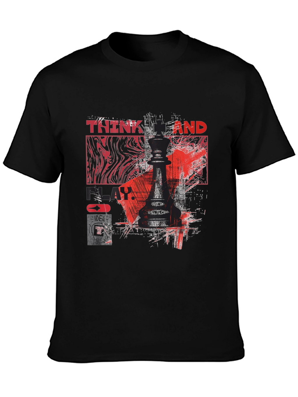Think and Play Chess King T-Shirt