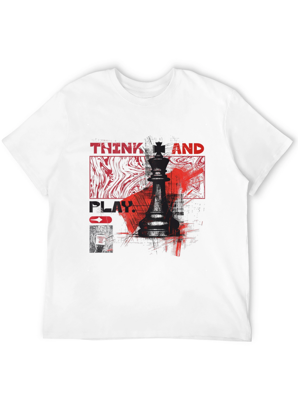 Think and Play Chess King T-Shirt