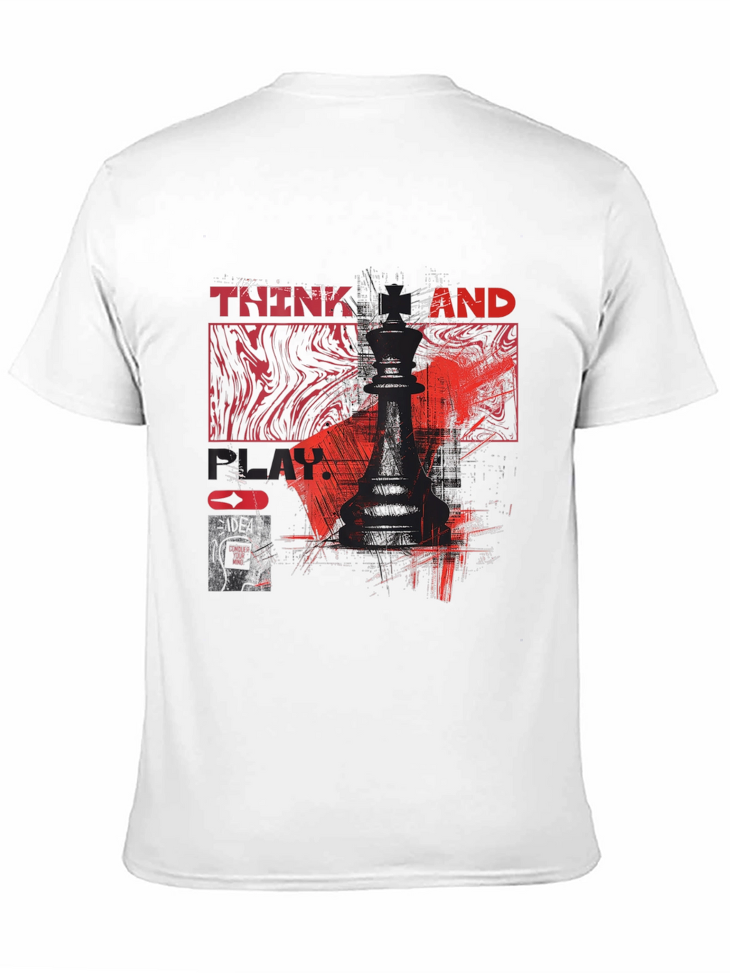 Think and Play Chess King T-Shirt