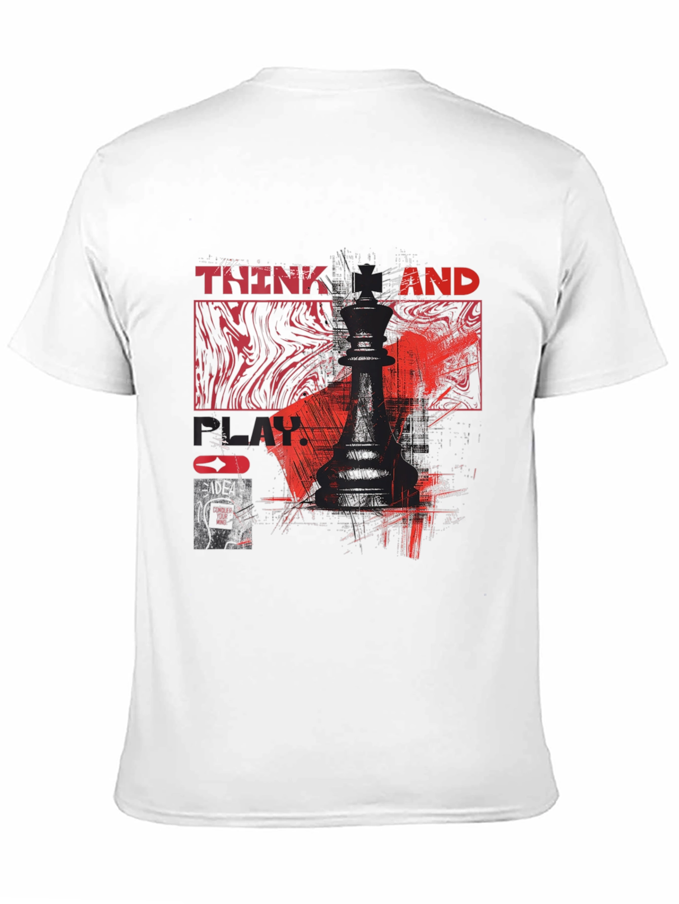 Think and Play Chess King T-Shirt