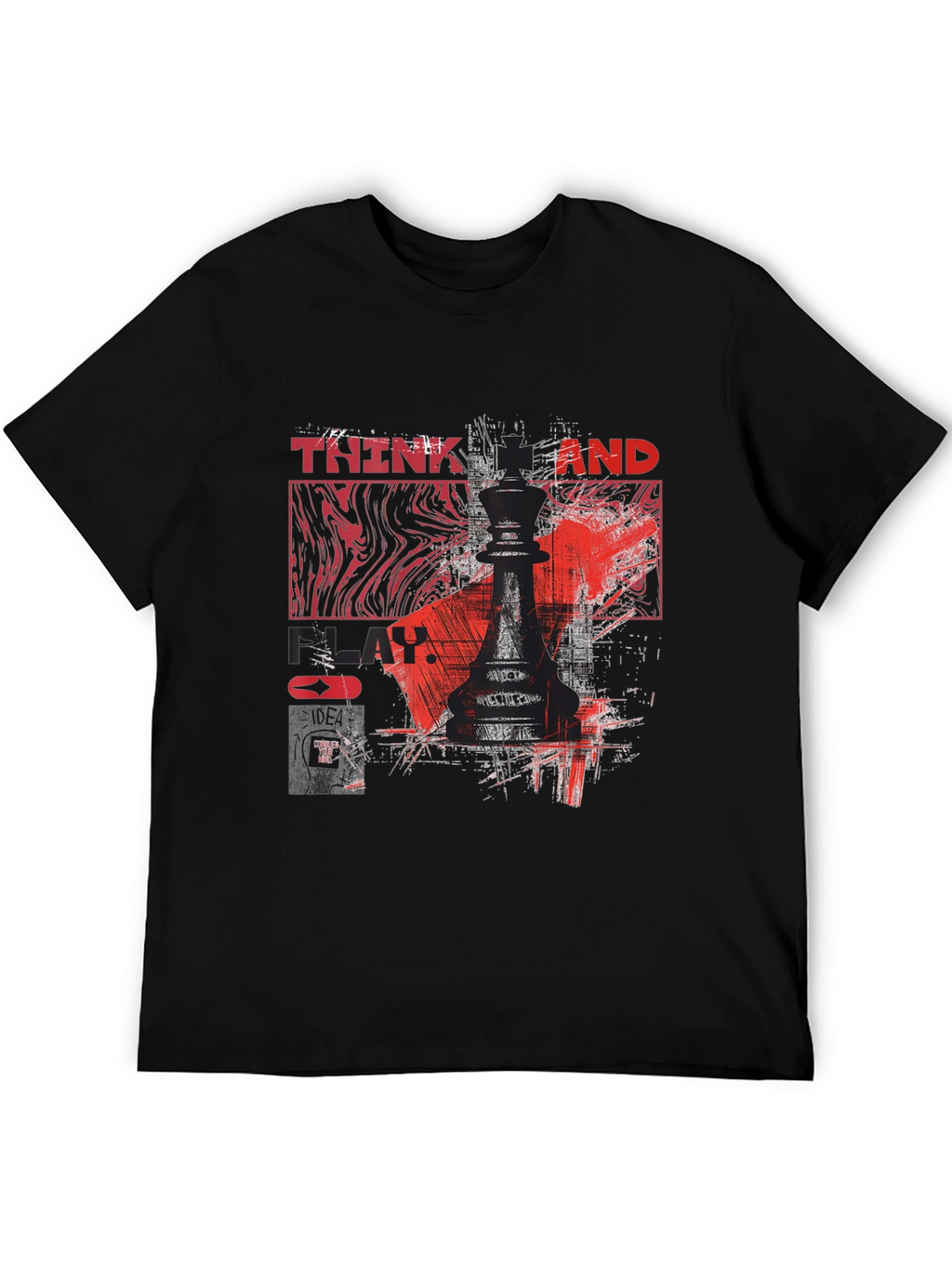 Think and Play Chess King T-Shirt