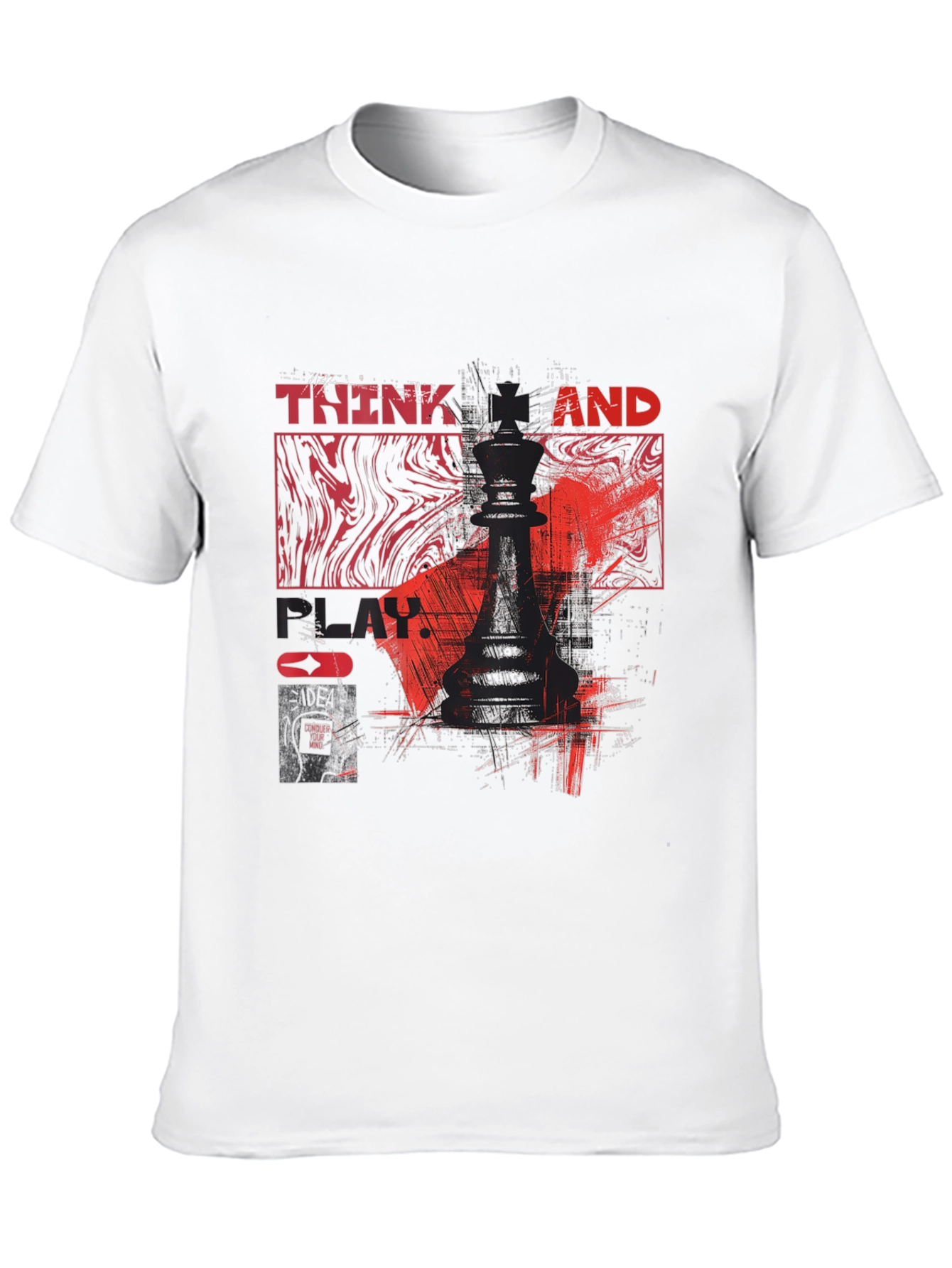 Think and Play Chess King T-Shirt