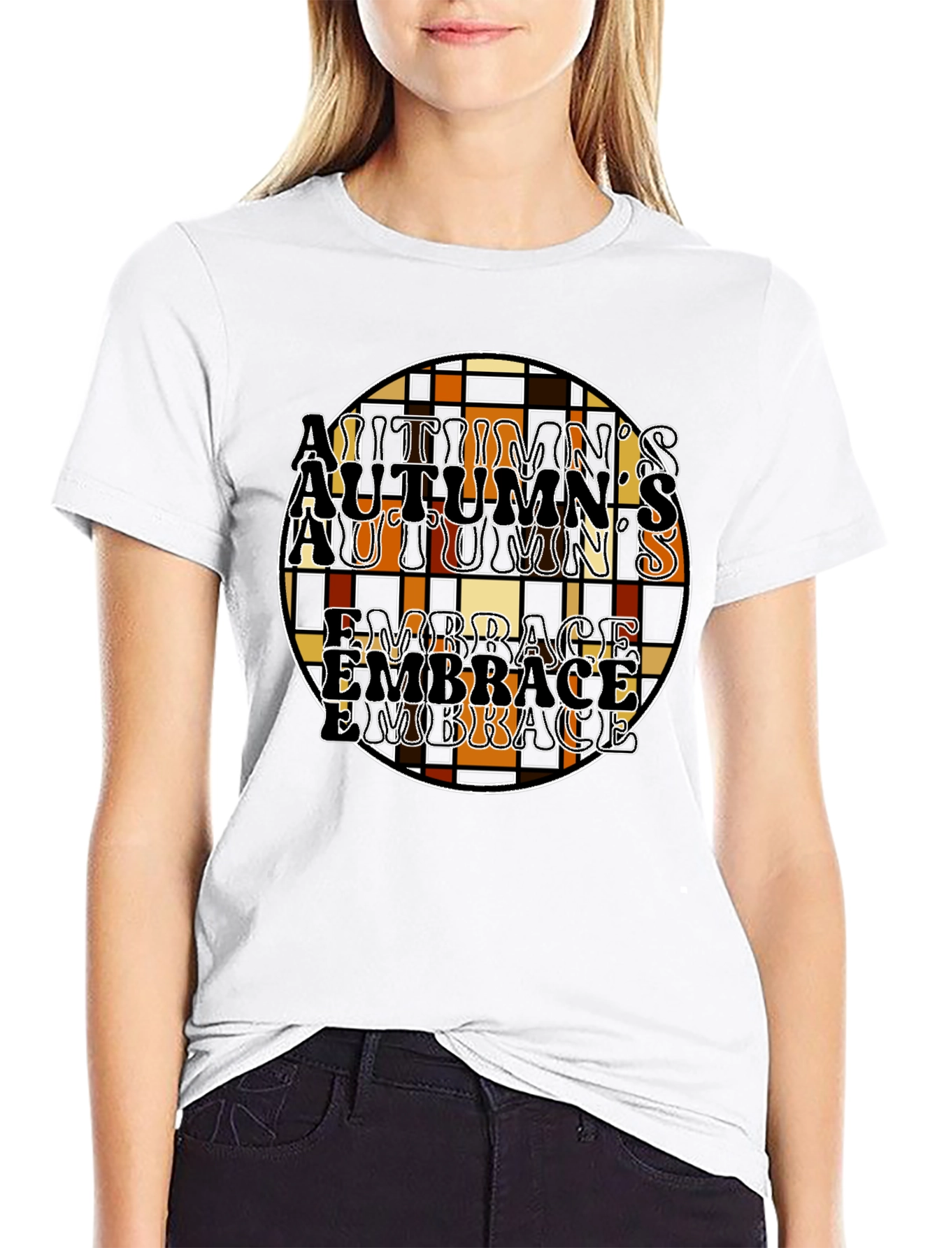 Autumns Embrace T-Shirt - Fall Season Apparel
