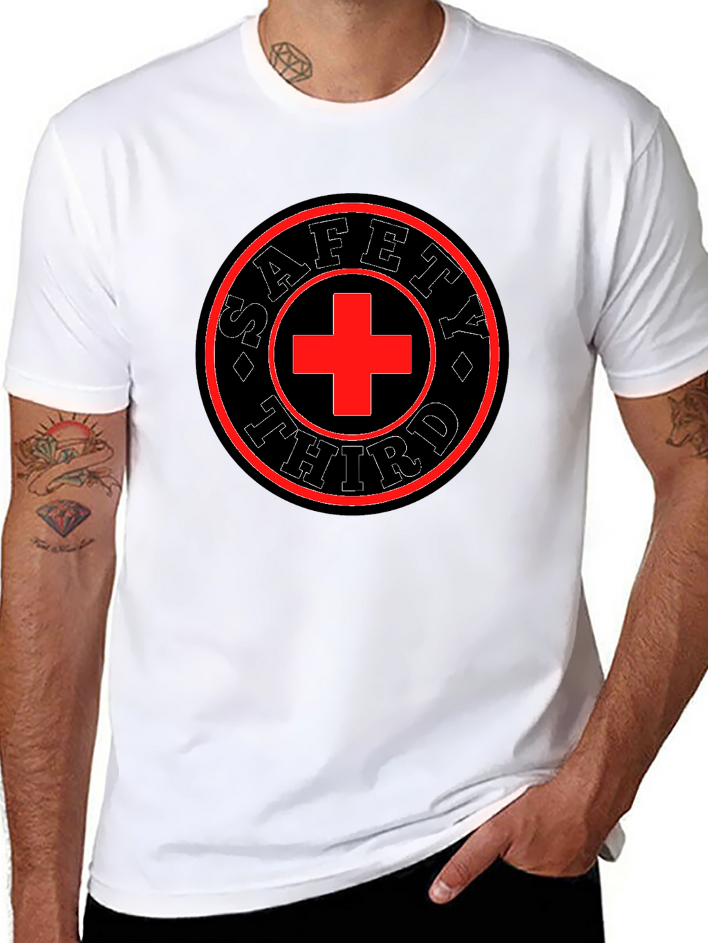 Safety Third Graphic Tee - Mens Black T-Shirt