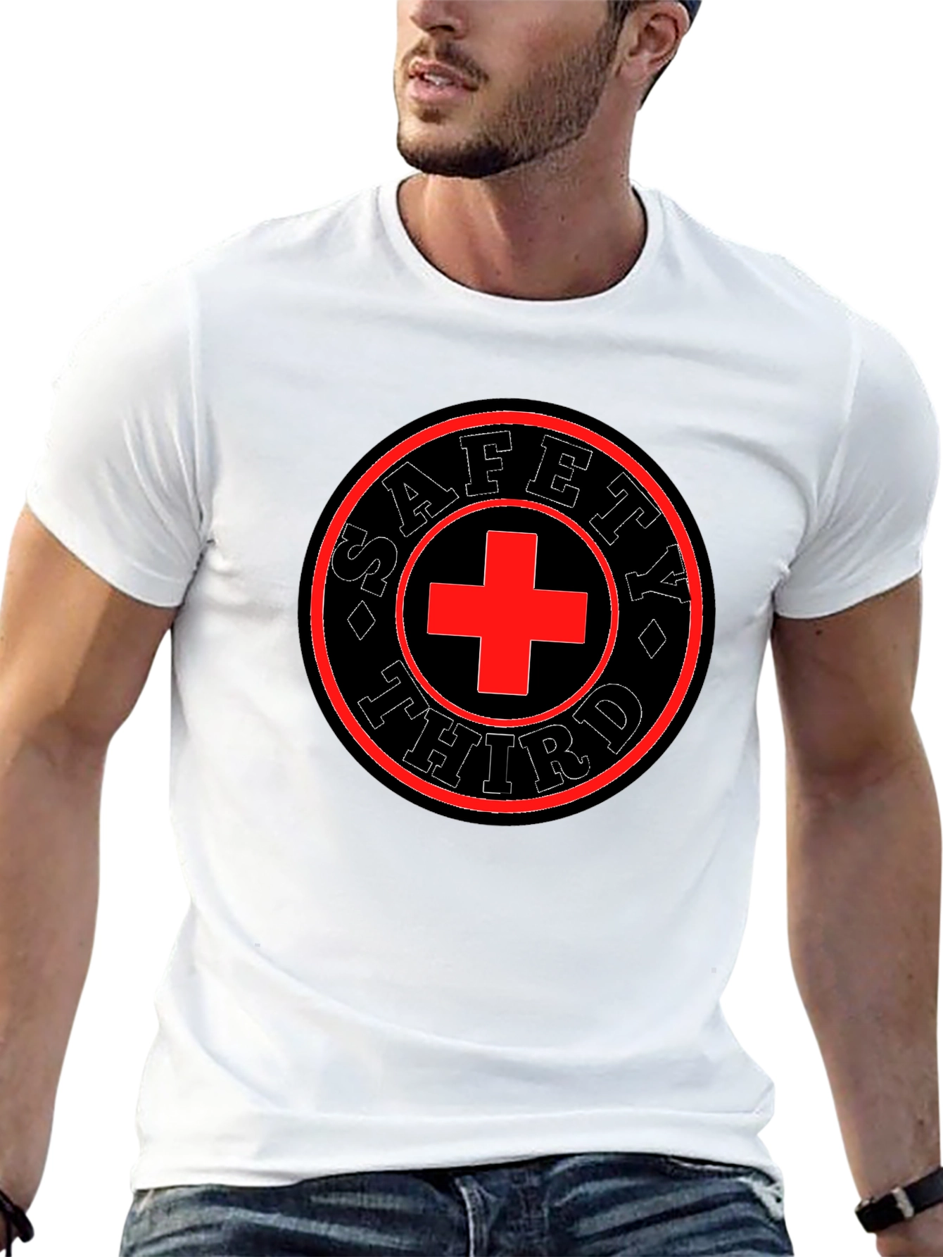Safety Third Graphic Tee - Mens Black T-Shirt